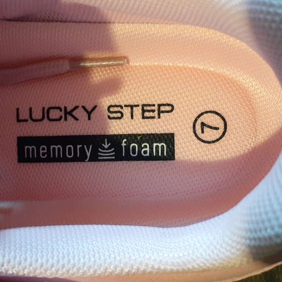 Lucky Step Pink and Silver Sneakers - Picture 6 of 6